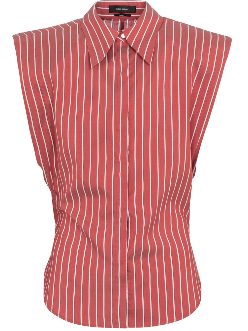 NWT Isabel Marant Enza Pinstriped silk shirt